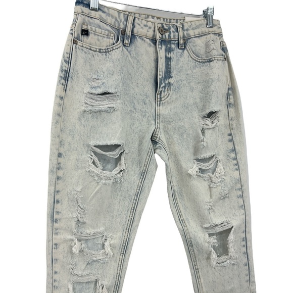 KanCan hi rise ankle skinny acid wash distressed, jeans, size 25 new tags - Picture 2 of 8